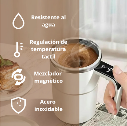 SmoothMix™ – Taza mezcladora autocalentable