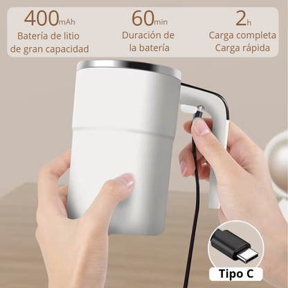 SmoothMix™ – Taza mezcladora autocalentable