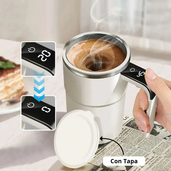 SmoothMix™ – Taza mezcladora autocalentable